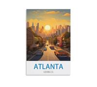 Jigsaw Puzzles 1000 Pieces Atlanta Georgia Recycled Paper Jigsaw Puzzle 1000 Pieces - Fun and Challenging Family Game Great Gift Idea 38 * 26cm