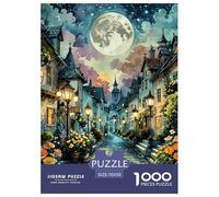 Jigsaw Puzzles 1000 Pieces Beautiful City Scenery Puzzles 70x50cm/1000pcs Gift For Kids Stress Reliever Family Game DIY Cardboard