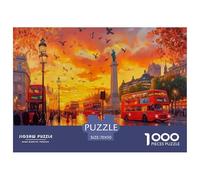 Jigsaw Puzzles 1000 Pieces Beautiful Paris Big Ben Jigsaw 70x50cm/1000pcs Gift For Kids Stress Reliever Family Game DIY Cardboard