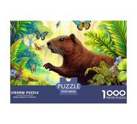 Jigsaw Puzzles 1000 Pieces Beaver Puzzles 38x26cm/1000pcs Gift For Kids Challenging Creative Educational Games DIY Cardboard