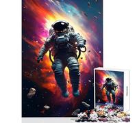 Jigsaw Puzzles 1000 Pieces Big Bang Astronaut Puzzles for Teenagers Analysis And Logic Wishlist with Santa Claus Beautiful Design Game (50x75cm)