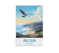 Jigsaw Puzzles 1000 Pieces Big Sur California Seagulls Of paper Puzzles Suitable For Adults Children Families Stress Relief Puzzle Games 70x50cm