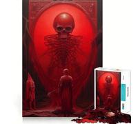 Jigsaw Puzzles 1000 Pieces Bloody Ritual Exact Cut Art, Smart Challenge Fun, Leisure Play Fun, Xmas Decor Gift (38x52cm)