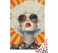 Jigsaw Puzzles 1000 Pieces Bohemian Glamour Art Print Adult Jigsaw Puzzle Brain Teaser Game Analysis And Logic Christmas Birthday Gifts 52x38cm/1000pcs