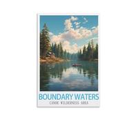 Jigsaw Puzzles 1000 Pieces Boundary Waters Canoe Wilderness Area Recycled Paper Jigsaw Puzzle 1000 Pieces - Fun and Challenging Family Game Great Gift Idea 38x26cm