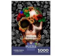 Jigsaw Puzzles 1000 Pieces Butterfly And Skull Adult Jigsaw Puzzle Brain Teaser Game Analysis And Logic Christmas Birthday Gifts 38x26cm/1000pcs