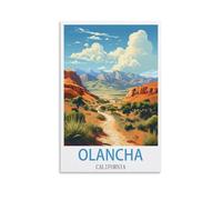 Jigsaw Puzzles 1000 Pieces California Olancha Recycled Paper Jigsaw Puzzle 1000 Pieces - Fun and Challenging Family Game Great Gift Idea 70x50cm