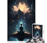 Jigsaw Puzzles 1000 Pieces Celestial Meditative State Puzzles for Teenagers Analysis And Logic Wishlist with Santa Claus Beautiful Design Game (50x75cm)