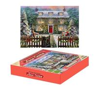 Jigsaw Puzzles 1000 Pieces, Challenging Christmas Puzzle, Brain Teaser Family Game Set, Interactive Holiday Activity with Fun Design, Jigsaw Toy for Women Men Kids Night Birthday Party Favors