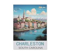 Jigsaw Puzzles 1000 Pieces,Charleston South Carolina,Paper Children Games Educational Toys(38x26cm)-FJ61