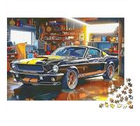Jigsaw Puzzles 1000 Pieces Classic Muscle Car Puzzles 52x38cm/1000pcs Gift For Kids Challenging Creative Educational Games DIY Cardboard