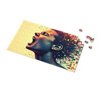 Jigsaw Puzzles 1000 Pieces Colorful Explosion: The Art Of Screaming Picture Puzzle 3 Year Old Girl Gifts Jigsaw Puzzles 1000 Pieces(1000PCS)