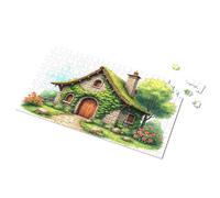 Jigsaw Puzzles 1000 Pieces Cozy Cottage In The Garden Picture Puzzle Easter Gifts For Teens Jigsaw Puzzles 500 Pieces(500PCS)