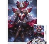 Jigsaw Puzzles 1000 Pieces Crimson Phoenix Warrior Puzzle For Teenagers Precision Cutting for Birthday, Chrismas Deal As Gifts for The Whole Family (38x26cm)