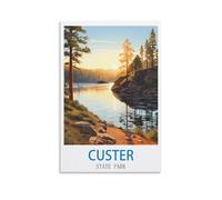 Jigsaw Puzzles 1000 Pieces Custer State Park Of paper Puzzles Suitable For Adults Children Families Stress Relief Puzzle Games 38x26cm