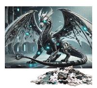 Jigsaw Puzzles 1000 Pieces Cybernetic Dragon Square Jigsaw Puzzles, for Adults & Paperboard Puzzles Challenging Game 38x26cm/1000pcs
