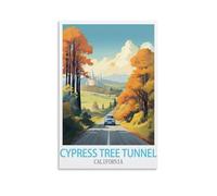 Jigsaw Puzzles 1000 Pieces Cypress Tree Tunnel California Jigsaw Puzzles Celebrate Christmas Puzzle Gift for Family and Friend 52x38cm