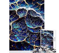 Jigsaw Puzzles 1000 Pieces Deep Blue Ocean Cells Educational Game Difficult Hard Toy Wall Decor Improving Love between Couples (38x52cm)