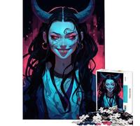 Jigsaw Puzzles 1000 Pieces Demonic Emanation II Addictive Toys to Cultivate Patience Fun Games Perfect Decoration Gifts Birthday (Size 50x75cm)