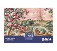 Jigsaw Puzzles 1000 Pieces - Der Eiffelturm Puzzles for Adults -Paris Landmarks Impossible Hard Difficult Challenging Puzzles for Home Decor Birthday Party Gifts Toy (70x50cm/1000pcs)