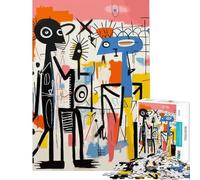 Jigsaw Puzzles 1000 Pieces Disconnected Talks Hands-on Game Learning Educational Toys Secret Santa Gifts Perfect Decoration (Size 50x75cm)