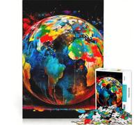 Jigsaw Puzzles 1000 Pieces Earth Fragile Tellus, Toy Wall Decor, Interesting Stress Reduction, Challenging Game Gifts 50x75cm
