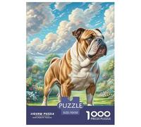 Jigsaw Puzzles 1000 Pieces English Bulldog Jigsaw 70x50cm/1000pcs Toy for Adults And Kids Challenging Creative Educational Games DIY Cardboard