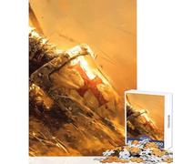 Jigsaw Puzzles 1000 Pieces Fighting for Glory - Second (Right) Part Hands-on Game Difficult Challenge Home Decoration Toys Challenging To Complete (38X26CM)