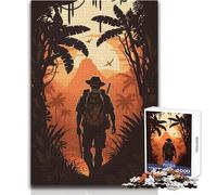 Jigsaw Puzzles 1000 Pieces Final Quest ︰ The Lost Gem Relaxing Solo Quiet Time Superior Accurate Cutting Play Toy Size 38x26cm