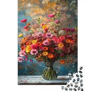 Jigsaw Puzzles 1000 Pieces Floral Arrangement Still Life Jigsaw 70x50cm/1000pcs Gift For Kids Stress Reliever Educational Games DIY Cardboard