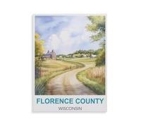 Jigsaw Puzzles 1000 Pieces,Florence County Wisconsin,Jigsaw Toy Family Game Wall Decor for Adults Teens(38x26cm)-HH36