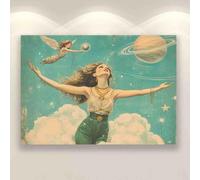 Jigsaw Puzzles 1000 Pieces for Adult Children Psychedelic Version in The Sky Family Fun and Casual Beginner Puzzles Educational