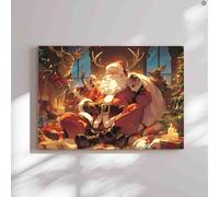 Jigsaw Puzzles 1000 Pieces for Adult Children Santa Claus is Full of Love Parent-Child Family Leisure Entertainment Fun Interactive Exquisite Wooden Gift