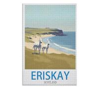 Jigsaw Puzzles 1000 Pieces for Adult,Eriskay Scotland，Adults 1000 Piece Jigsaw Puzzle- Christmas，75x50，wooden puzzle ，AA-1486