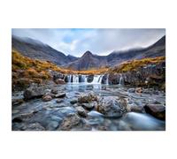 Jigsaw Puzzles 1000 Pieces for Adult Fairy Pools Glen Brittle Isle Skye Scotland Landscape Scenery Puzzle Game for Family Wooden Puzzle Toy Educational Games Puzzles for Home Decor