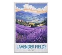 Jigsaw Puzzles 1000 Pieces for Adult, Lavender Fields France,Adults 1000 Piece Jigsaw Puzzle- Christmas,70x50,paper puzzle,AA-706