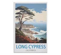 Jigsaw Puzzles 1000 Pieces for Adult,Long Cypress California ,Adults 1000 Piece Jigsaw Puzzle- Christmas,52x38,paper puzzle ,AA-726