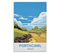 Jigsaw Puzzles 1000 Pieces for Adult,Porthcawl Wales,Adults 1000 Piece Jigsaw Puzzle- Christmas,52x38,paper puzzle ,AA-1166