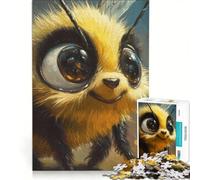 Jigsaw Puzzles 1000 Pieces for Adults A Bumblebee, Educational Toy, Tough Challenge, Artists Collection, Fine Art 50x75cm