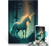 Jigsaw Puzzles 1000 Pieces for Adults A cartoon unicorn Learning Educational Toy 38x52cm Enhance memory for Age 14 Years Up