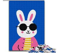 Jigsaw Puzzles 1000 Pieces for Adults Abstract Bunny Adult Jigsaw Puzzles 1000 Pieces Toys Gift Educational Intellectual Decompressing Fun Family Game (size50x75cm)