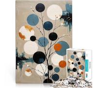 Jigsaw Puzzles 1000 Pieces for Adults Abstract Circle Tree Handgeschwindigkeitswettbewerb Heimdekoration38x52cm