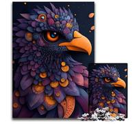 Jigsaw Puzzles 1000 Pieces for Adults Abstract Eagle Portrait Puzzles for Adults Challenging Brain Teaser for Teenagers Family Game Night Fun 1000 PCS(38x26cm)