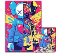 Jigsaw Puzzles 1000 Pieces for Adults Abstract Figure with Exposed Organs Difficult Puzzles for Adults Interactive Family Game Ideal Family Activity Game 1000 PCS(38x26cm)