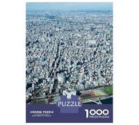 Jigsaw Puzzles 1000 Pieces for Adults Aerial View of Tokyo Cityscape Puzzle for Adults Hands-on Game Improve Memory Deal As Gifts for The Whole Family 38x26cm/1000pcs