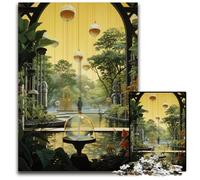 Jigsaw Puzzles 1000 Pieces for Adults Alchemy Lab Paper Jigsaw Puzzles for Adults Interactive Family Game Brain Challenge Educational Toy 1000 PCS(38x26cm)