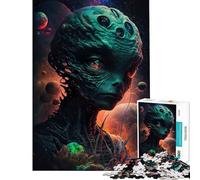 Jigsaw Puzzles 1000 Pieces for Adults Alien Chronicles Jigsaws for Adults Fun Games A Work of Art Deal As Gifts for The Whole Family (38x26cm)