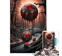 Jigsaw Puzzles 1000 Pieces for Adults Alien Invasion on Earth Puzzle for Adults Hands-on Game Improve Memory Deal As Gifts for The Whole Family (38x52cm)