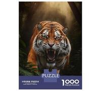 Jigsaw Puzzles 1000 Pieces for Adults Ambushed by Fury Jigsaws for Adults Fun Games Stress Reliever Help The Brain Exercise 38x26cm/1000pcs