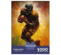 Jigsaw Puzzles 1000 Pieces for Adults American Football Player Puzzles for Adults Fun Games Improve Memory Deal As Gifts for The Whole Family 52x38cm/1000pcs
